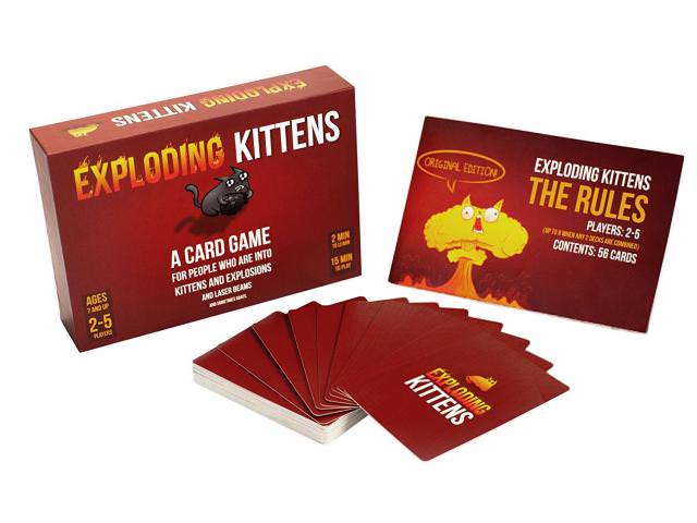 Free Exploding Kittens Card Game!