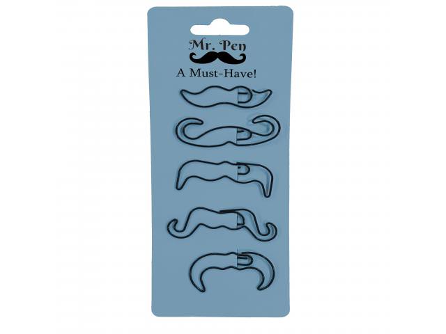Free Mustache Paperclips!