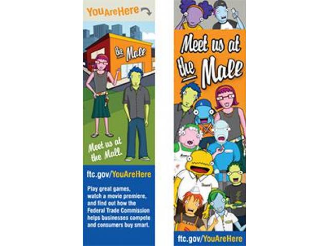Free You Are Here Bookmark!