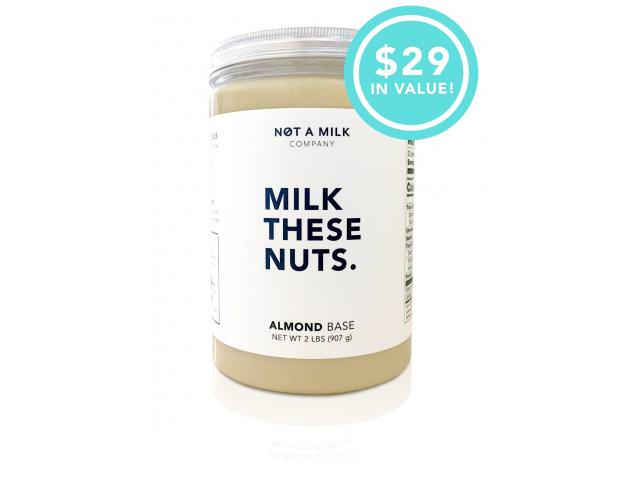 Free Almond Nut Milk Base!