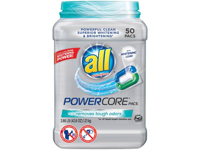 Free All PowerCore Laundry Detergent (50 count)!