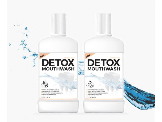 Free Haring B Detox Mouthwash!