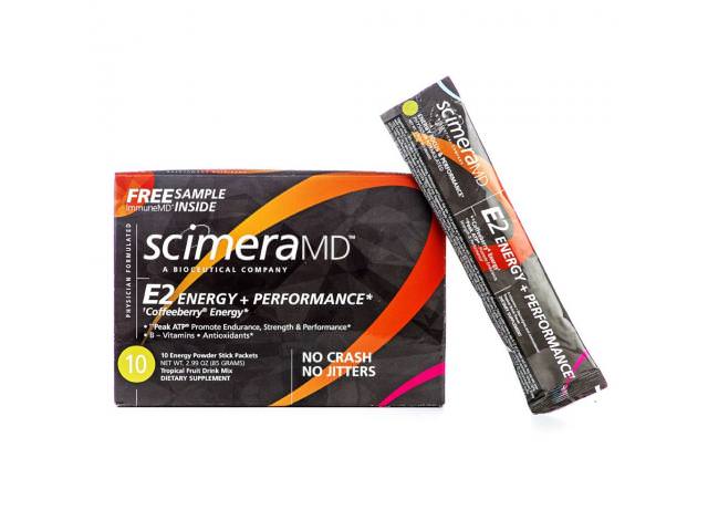 Free ScimeraMD E2 Energy + Performance Drink!