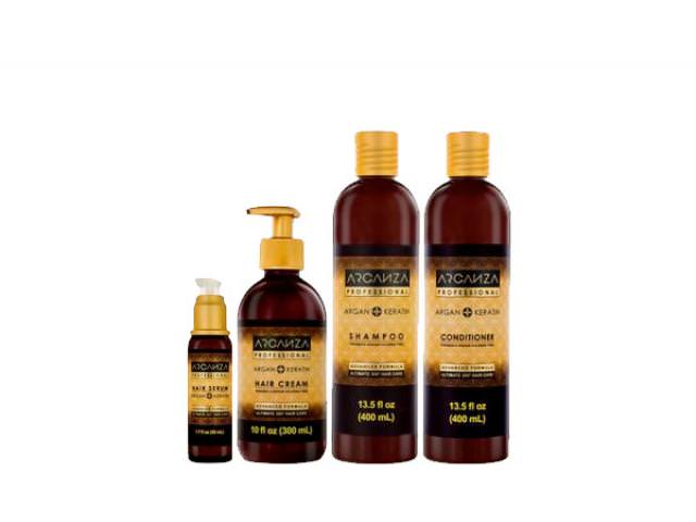 Free Arganza Shampoo, Hair Mask And Hair Serum!