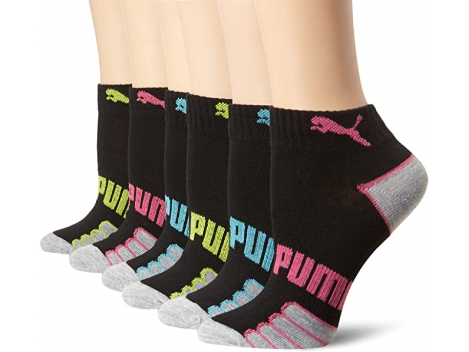 Free Puma Quarter Crew Socks (6 Pack)