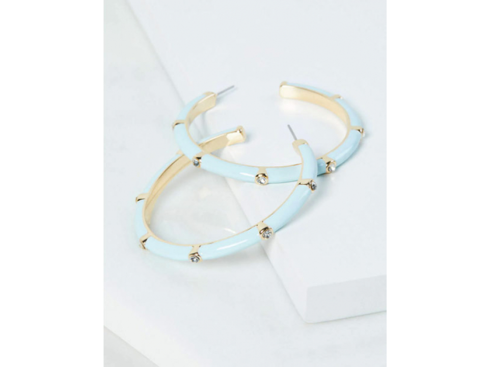 Free Enamel Hoop Earrings From Lane Bryant
