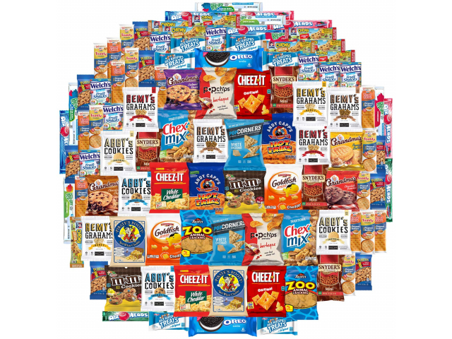 Free Cookies Chips & Candy Snacks Pack