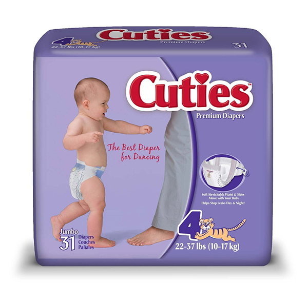 Free Cuties Baby Diapers