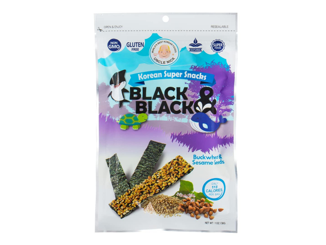 Free Black Seaweed Snack From Uncle Nick