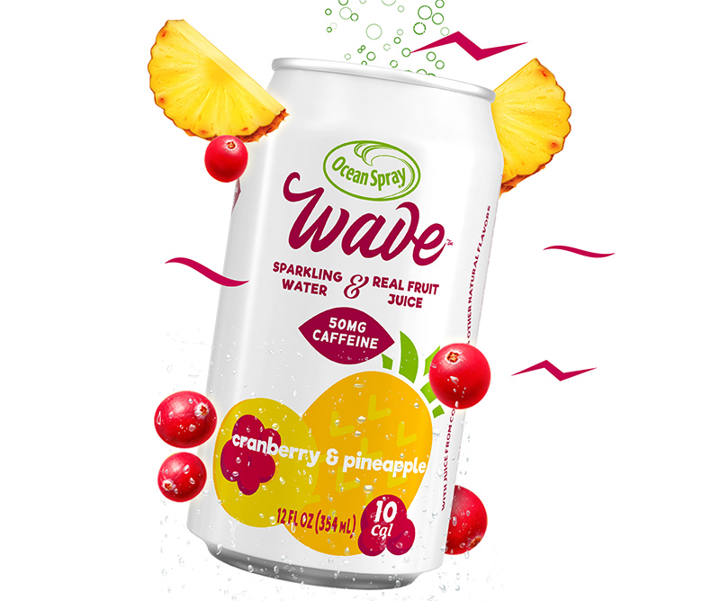Free Ocean Spray Wave Drink