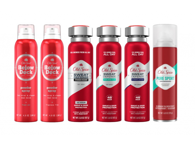 Free Old Spice Spray Antiperspirants