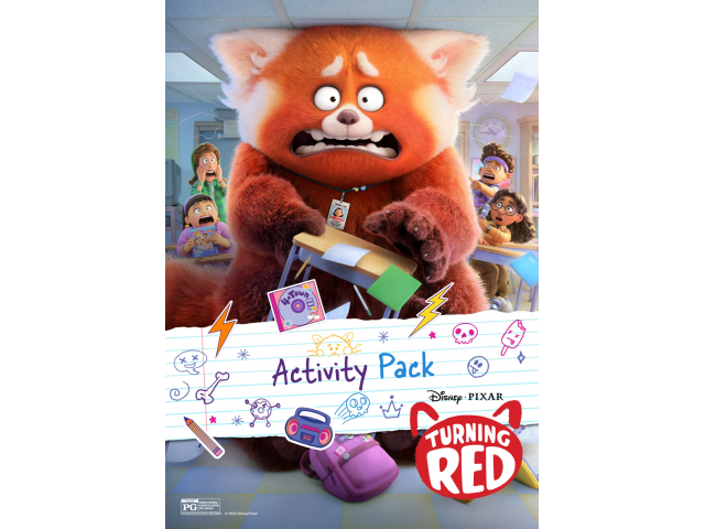 Free Disney Turning Red Activity Pack!