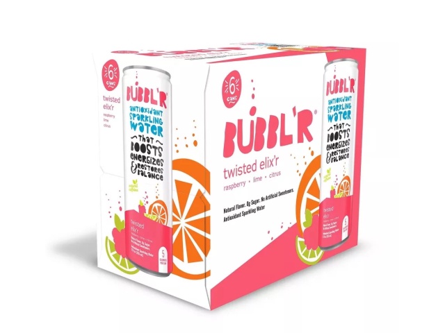 Free BUBBL’R Sparkling Water
