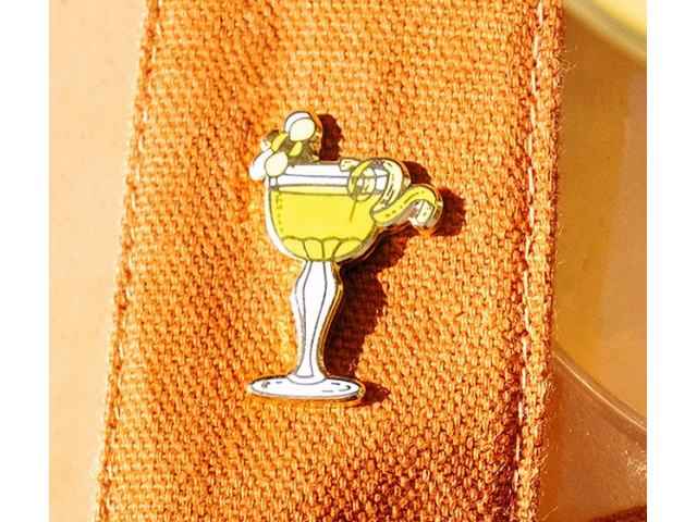 Free Bee’s Knees Cocktail Pin From Pomp & Whimsy