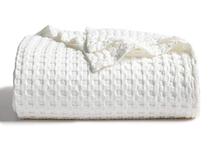Free Cotton Waffle Blanket By Bedsure