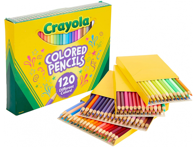 Free Crayola Colored Pencils Set, 120 Count