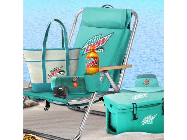 Free Bluetooth Speaker / Cooler / Beach Towel By Mountain Dew