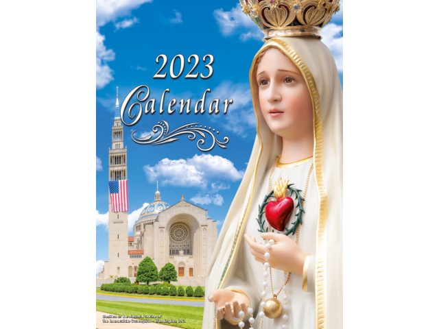 Free Mary Queen 2023 Calendar