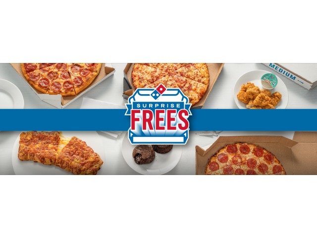 Free Surprise Pizzas From Domino’s