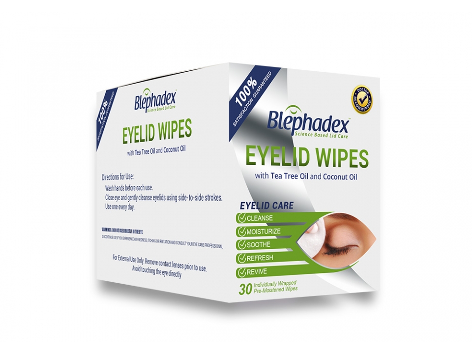 Free Eyelid Wipes By Blephadex!