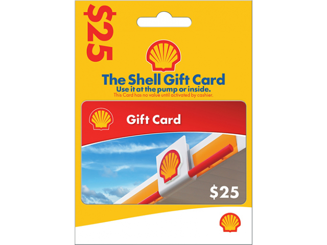 Free Shell $25 Gift Card