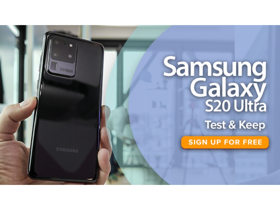Free Samsung s20 Ultra Product Testing