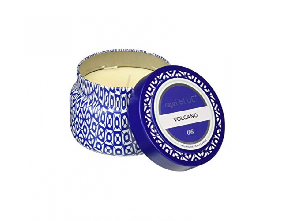 Free Volcano Mini Tin Candle By Capri Blue