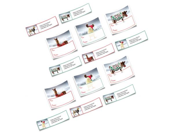Free Holiday Address Labels By Heifer!