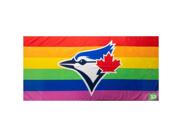 Free Blue Jays Rainbow Towel