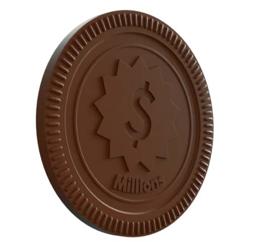Free Chocolate Coin From Millions