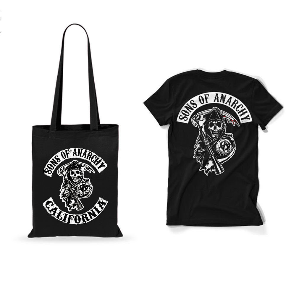 Free Sons of Anarchy T-Shirt+Tote Bag