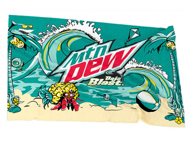 Free Beach Towel From Mountain Dew