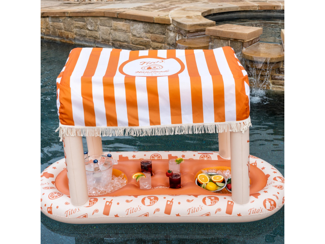 Free Tito’s Floating Cabana Bar