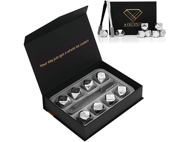 Free Stainless Steel Ice Cube Gift Set!