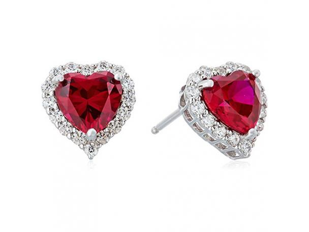 Free Platinum Plated Sterling Silver Earrings With Swarovski Zirconia Accents!