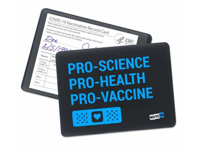Free Move On Pro-Vaccine Card Holder