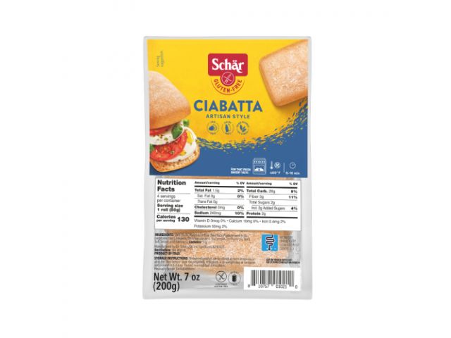 Free Schar Gluten Free Ciabatta