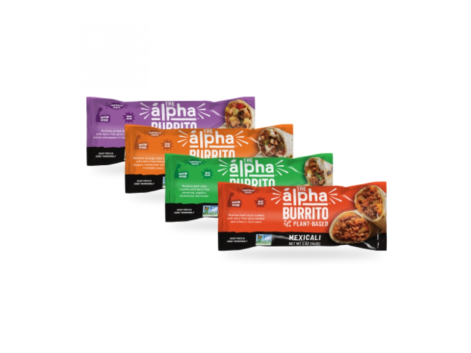 Free Alpha Foods Plant-Based Burritos