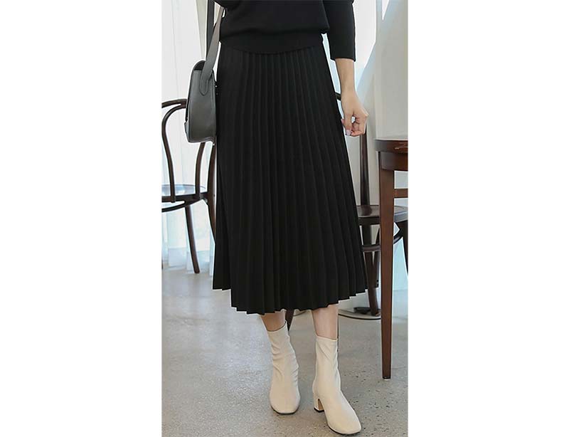 Free Wool Pleated Skirt From Canmart