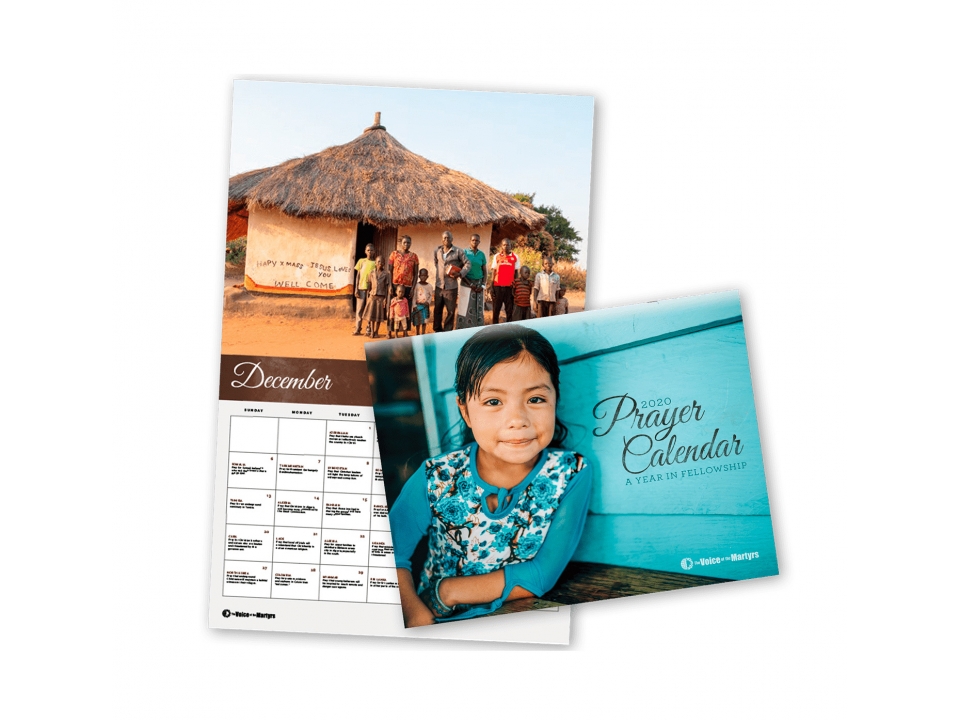Free The Voice Of The Martyrs 2020 Wall Calendar!