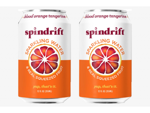Free Spindrift Tangerine Sparkling Water