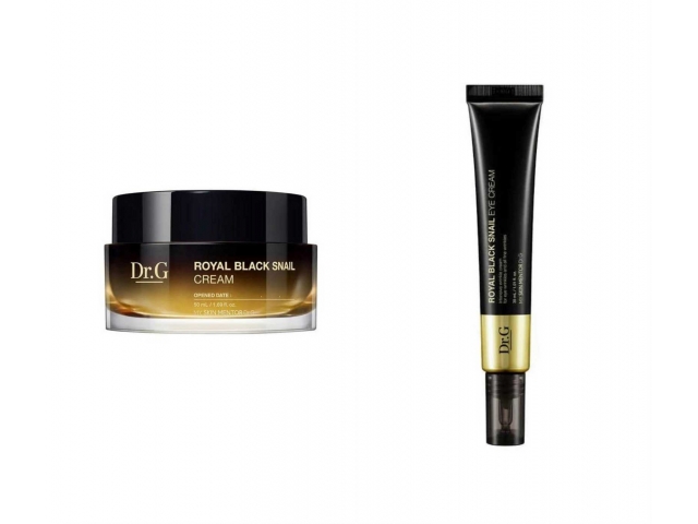 Free Dr.G Royal Black Snail Cream & Eye Cream Duo
