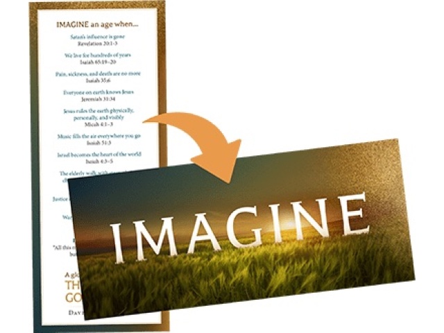 Free Imagine Bookmark