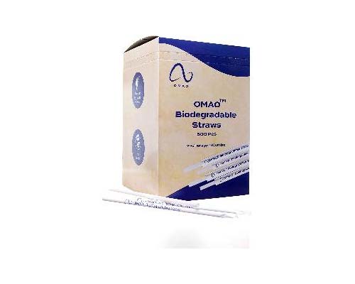 Free OMAO Biodegradable Straws