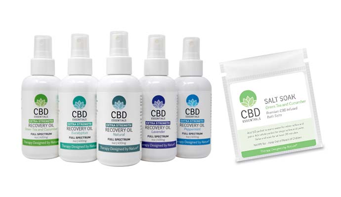 Free Bath Salt+Recovery Oil From CannaisseurBrands