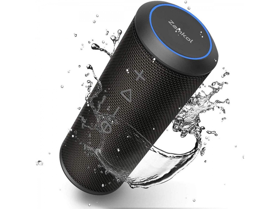 Free Zamkol Waterproof Bluetooth Speaker