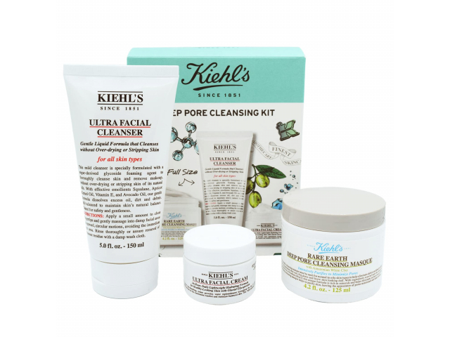 Free Kiehl’s Deep Pore Cleansing Kit