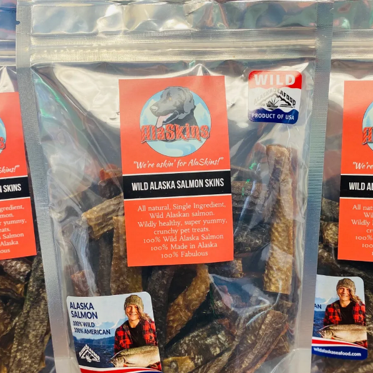Free Alaskin Salmon Rolls Dog Treats