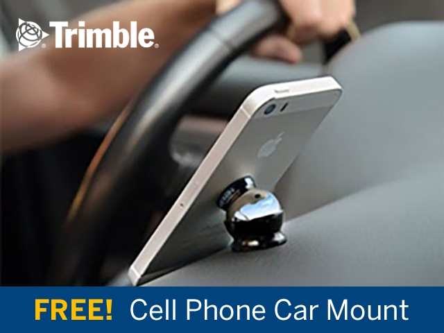 Free Magnetic Cell Phone Car Mount From Trimble