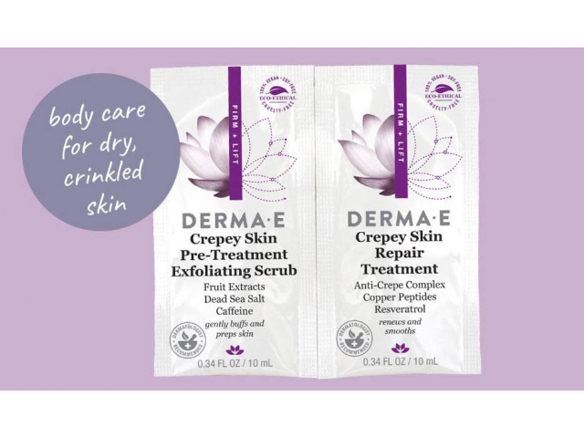 Free Derma-e Crepey Skin Duo